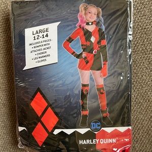 Harley Quinn costume- worn once - youth Large (12-14)